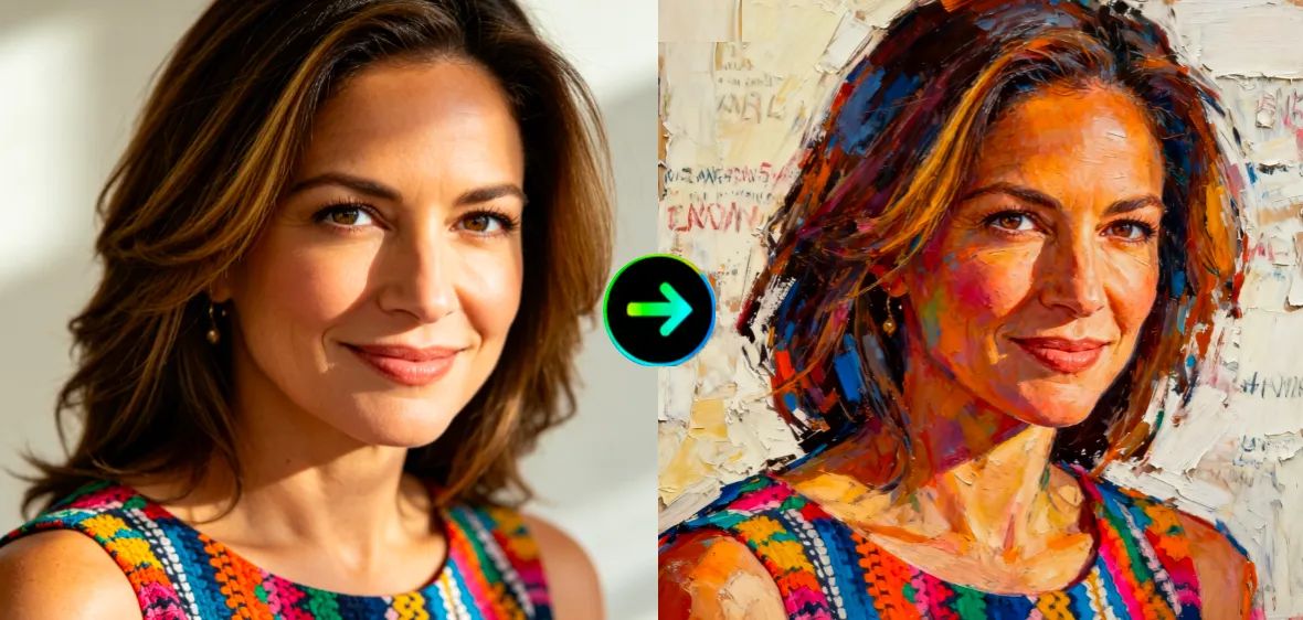 How to Turn a Photo of Your Mom into an Oil Painting for Mother's Day | AI Art Generator